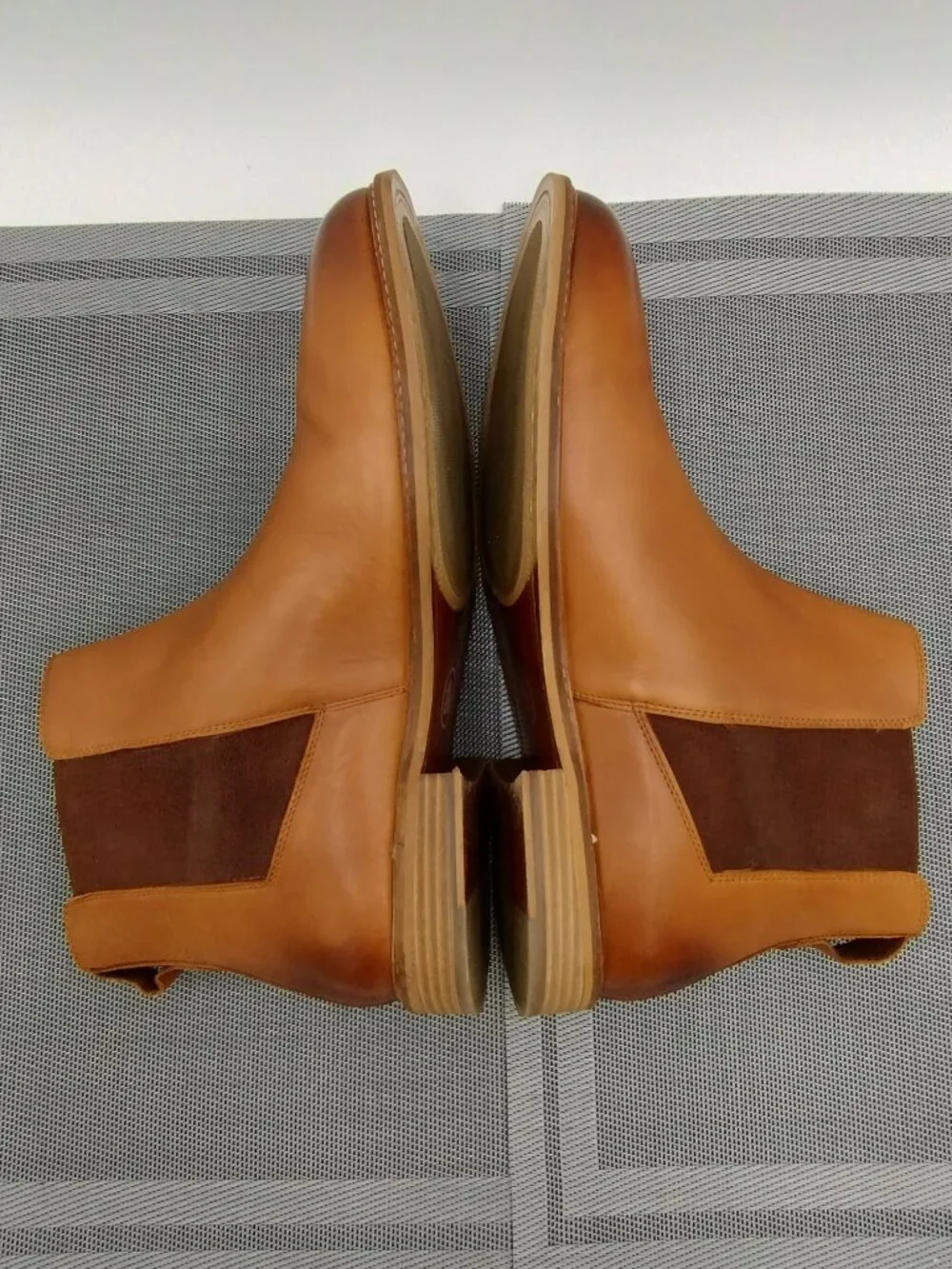 Thomas & Vine Corbin Chelsea Leather Boot Cognac Size 10 - Picture 6 of 13